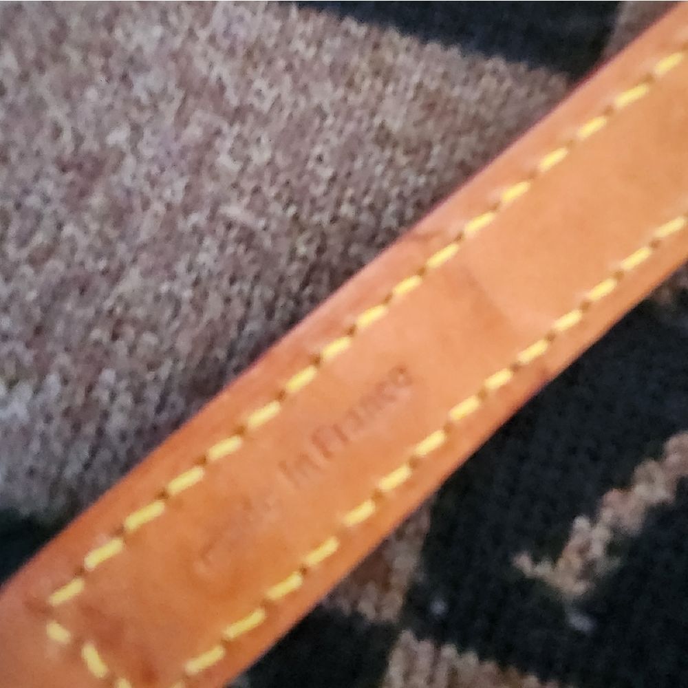 Louis Vuitton Leather with Goldtone Brass Strap - Picture 4 of 9